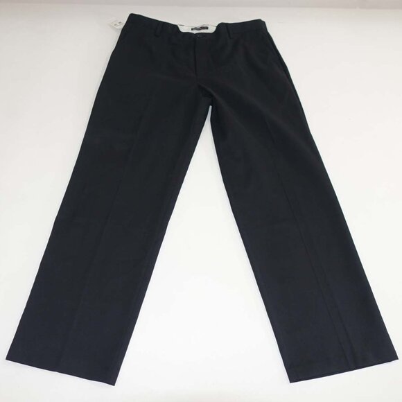 Dockers Men's Easy Khaki Classic Fit Pants 38 x 32 NWT Black Flat Front Slacks - Picture 1 of 8